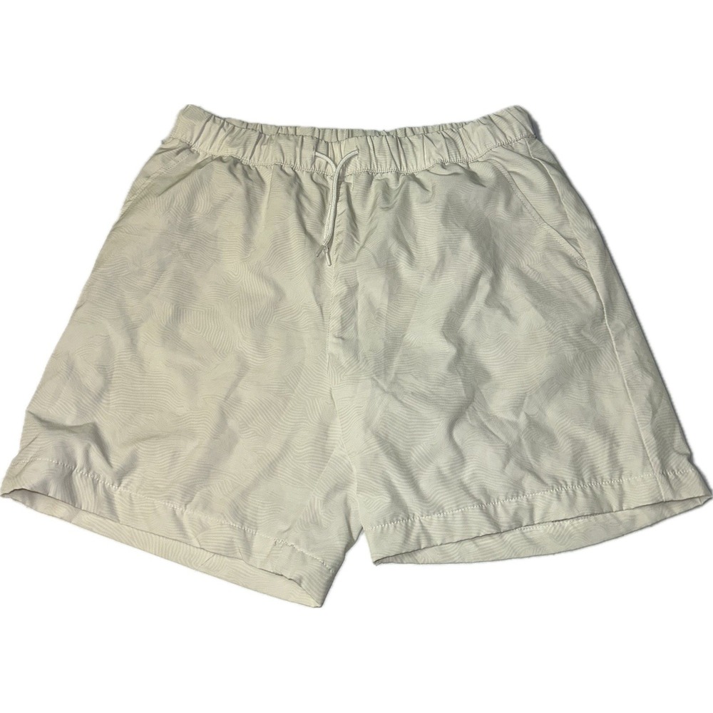 Original Use White Men's Size M Lined Shorts Running Bathing Swim Suit‎